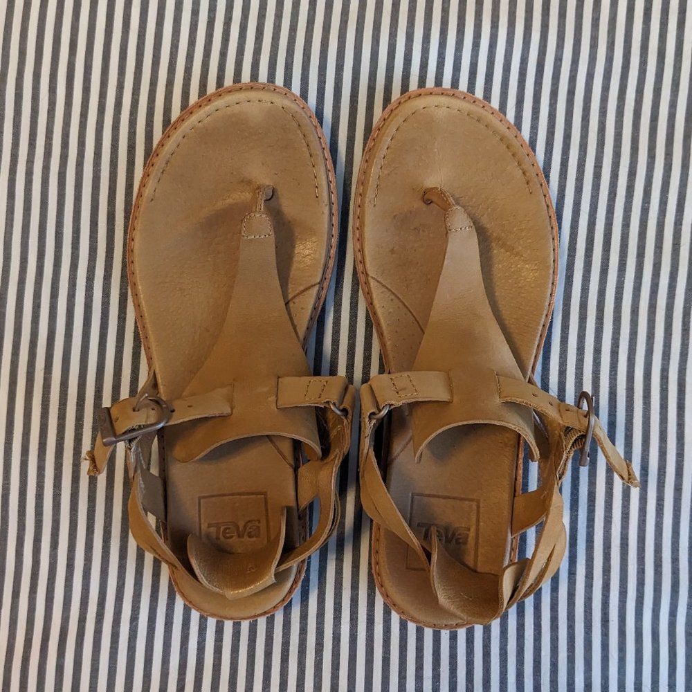 Teva Encanta Thong Sandal Tan 7.5
